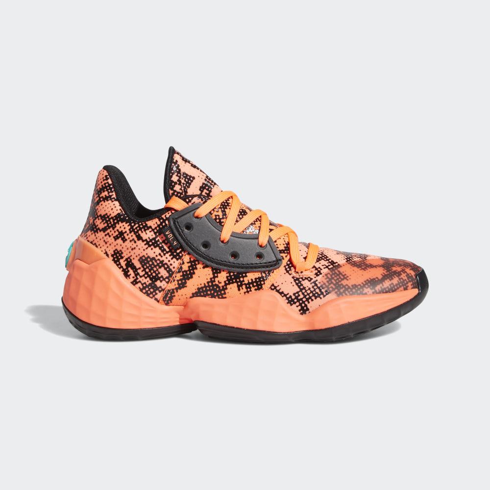 Adidasi Baschet Adidas Harden Vol. 4 Baieti Romania - Corai/Negrii/Corai EF9944